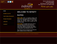 Tablet Screenshot of infinitysuitesdavao.com